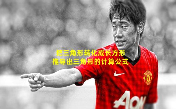 把三角形转化成长方形推导出三角形的计算公式
