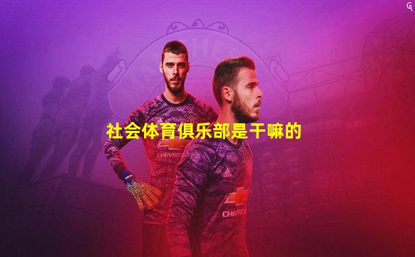 社会体育俱乐部是干嘛的