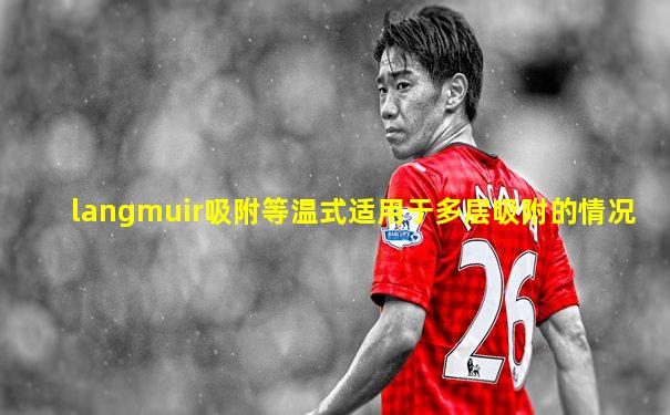 langmuir吸附等温式适用于多层吸附的情况