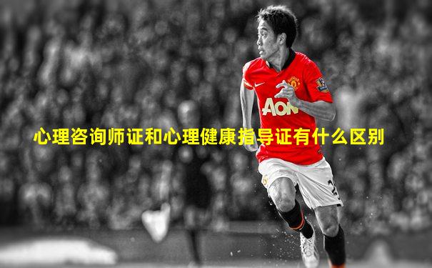 心理咨询师证和心理健康指导证有什么区别