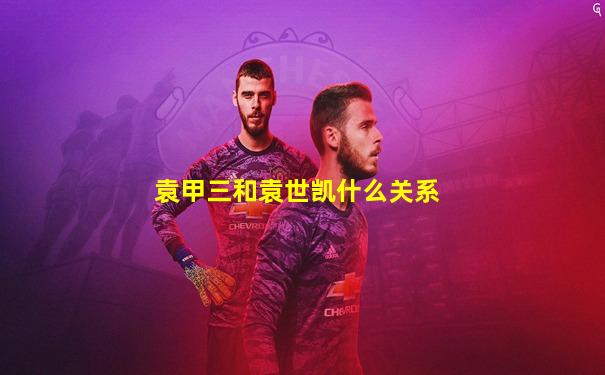 袁甲三和袁世凯什么关系